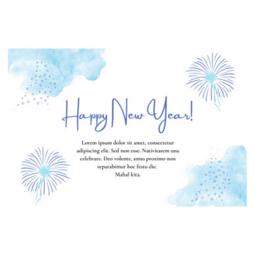 Custom gift card - New Year...